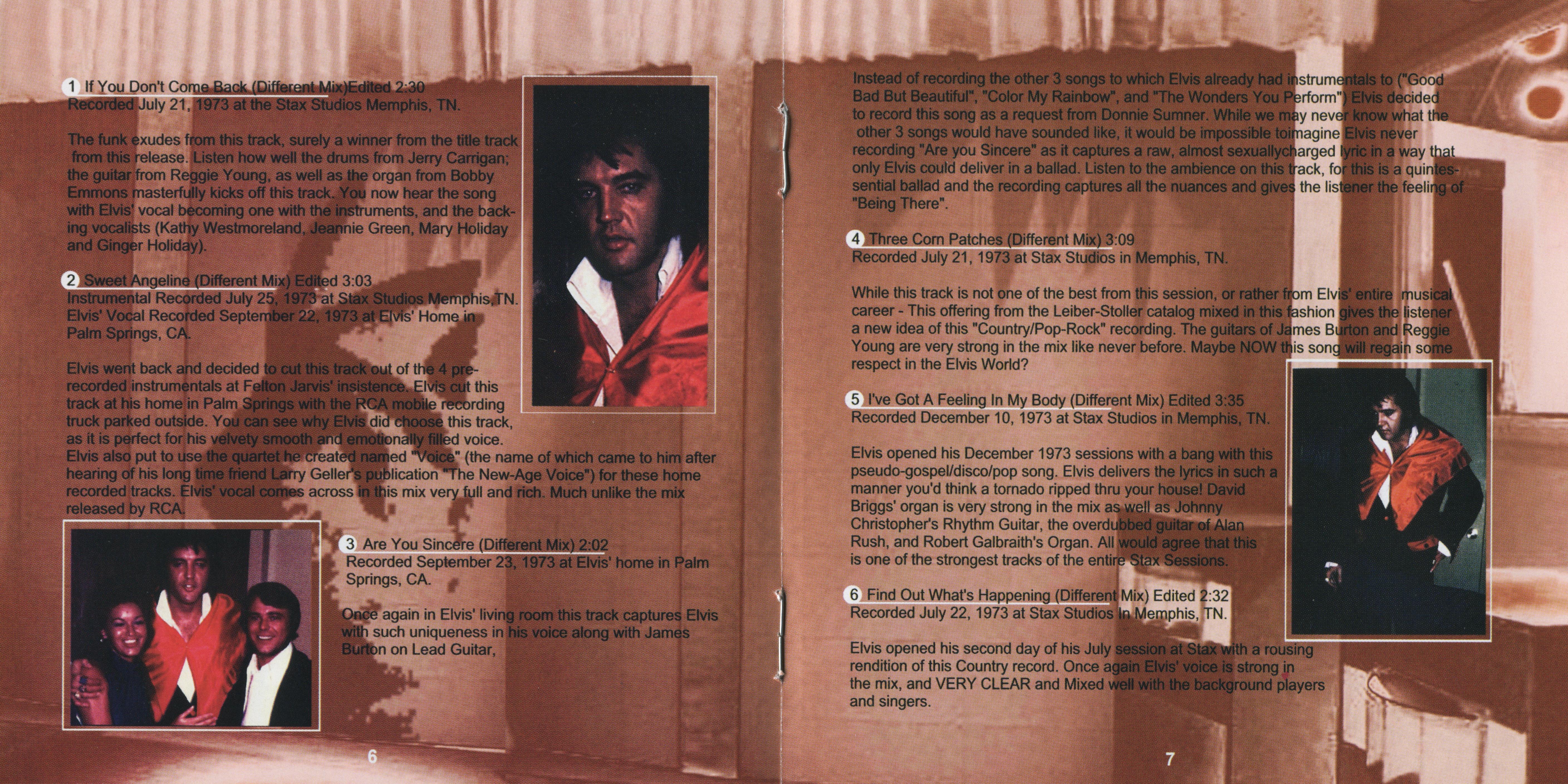Elvis Presley  If You Dont Come Back : Booklet3